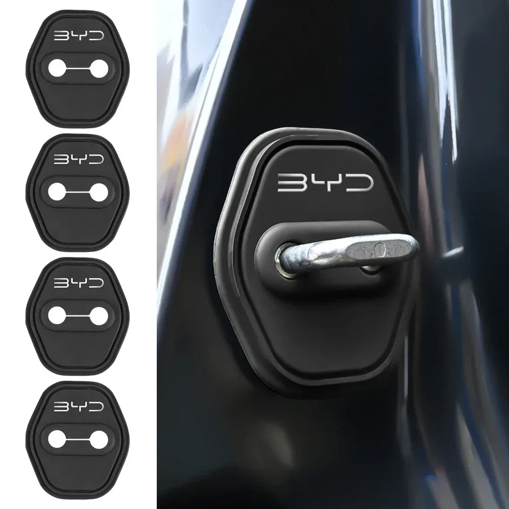For BYD Atto 3 Yuan 4PCS Door Lock Cover Protector anti-rust