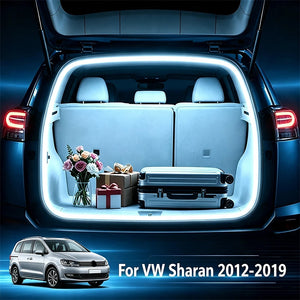 For VW Sharan 2012-2019 LED Car Trunk Light Strip Rear Boot Light Auto Automatic Induction Atmosphere Lamp Modification 