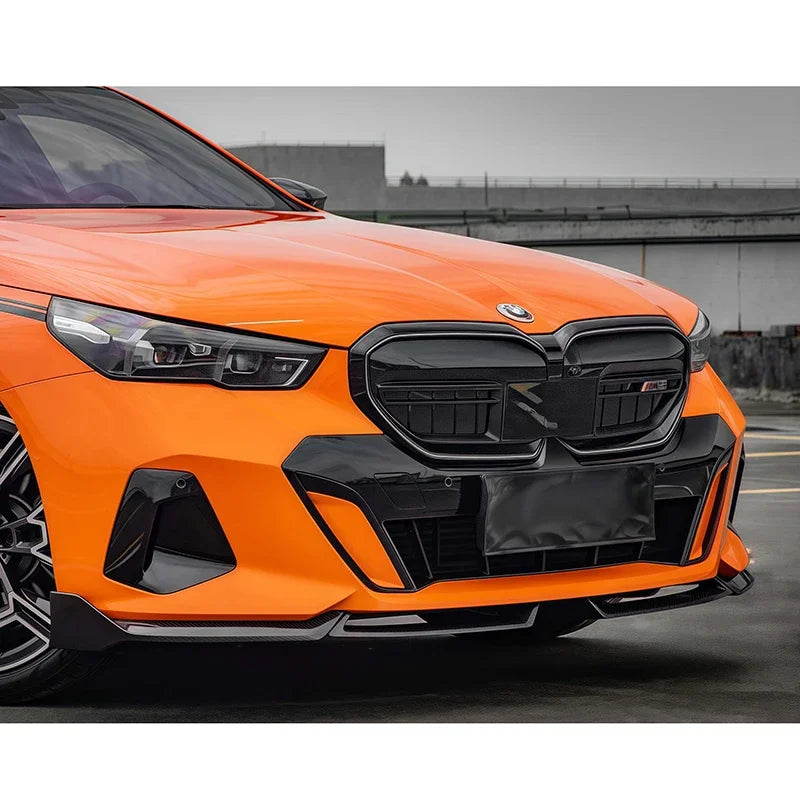 For BMW 5 Series G60 G61 4PCS M Performance Front Lip Bumper