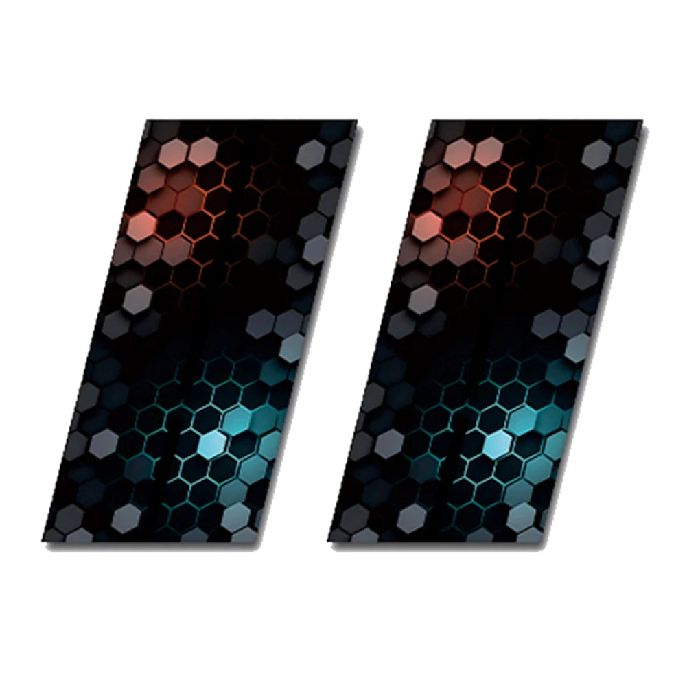 For Honeycomb Auto 2PCS B-Pillar Waterproof Decal Door Post