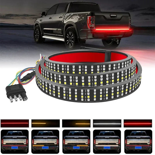 For Pickup 48 60inch Brake Turn Signal Warning Flexible Strip
