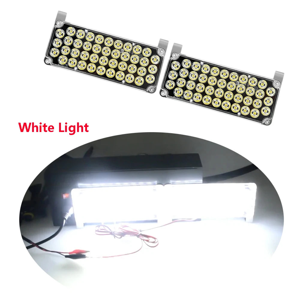 For Various 12V-24V Vehicles Turcks Rv 2PCS Strobe Warning