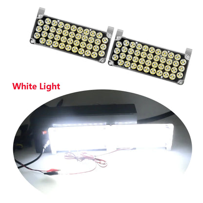 For Various 12V-24V Vehicles Turcks Rv 2PCS Strobe Warning