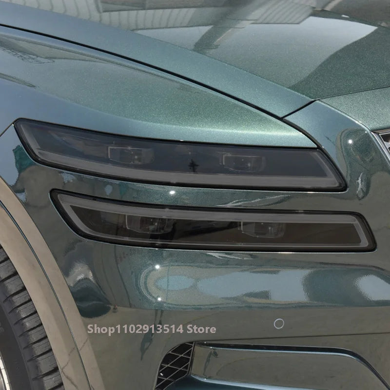 For Genesis GV80 2021-2023 Headlamp Cover Headlight Transparent