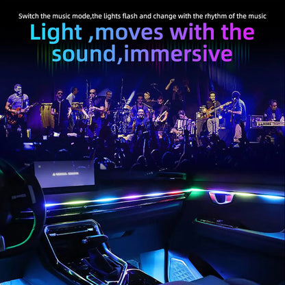 Symphony Ambient Strip Interior Streamer RGB Neon Hidden Acrylic