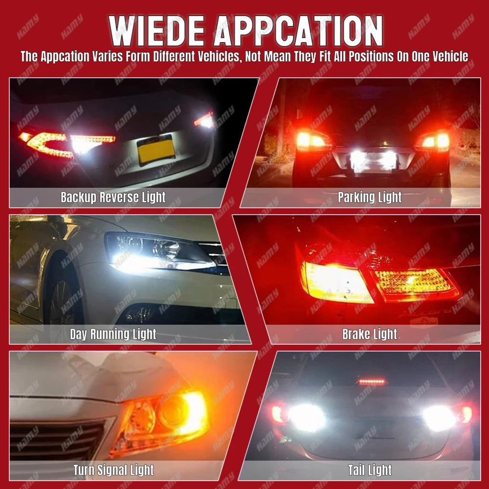 P21W ba15s 1156 bay15d 1157 Bulb Turn Signal Drl