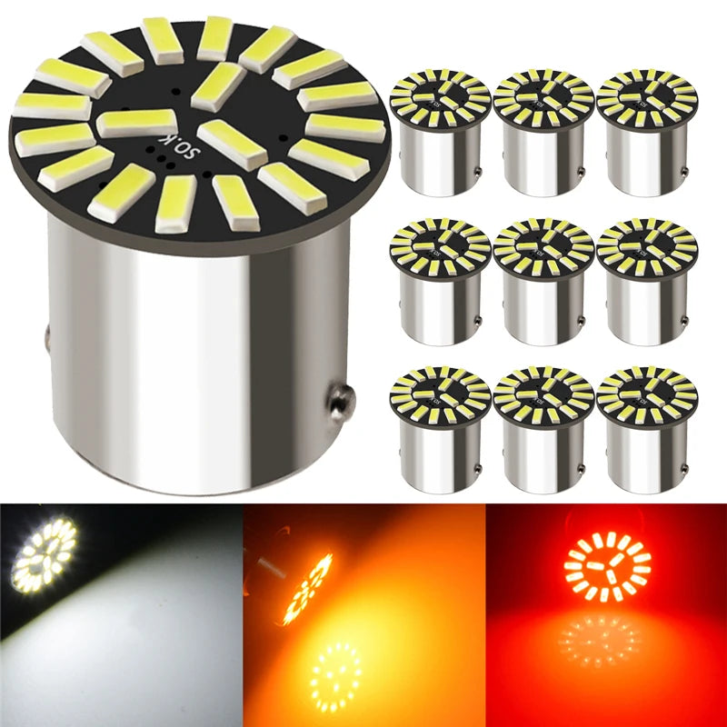 Turn Signal P21W 1157 bay15d 1156 ba15s Bulbs 12V