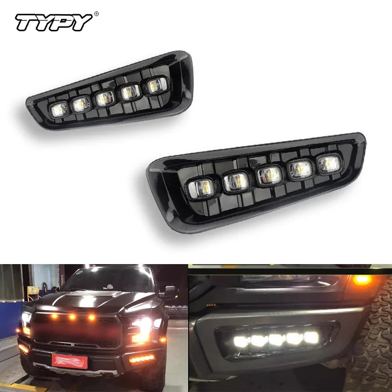 For Ford Raptor Svt F150 2016-2020 Typy Fog Daytime Running