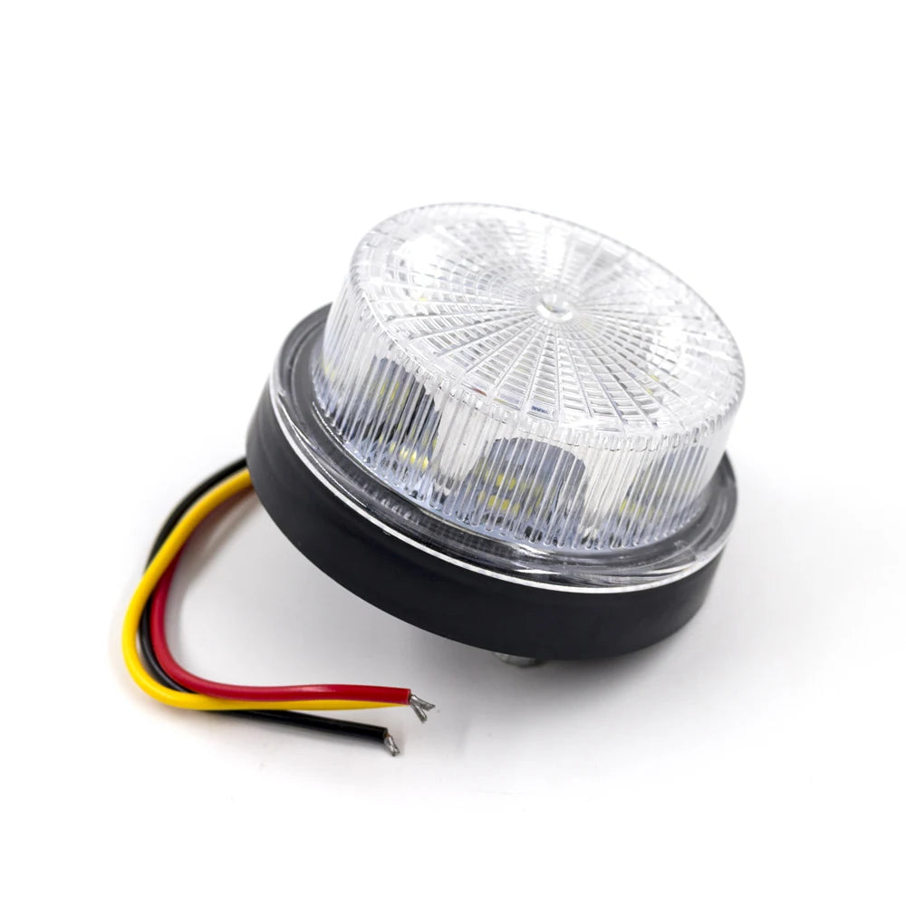 2PCS 12V 24V 12 Modes Warning Emergency Strobe Flashing
