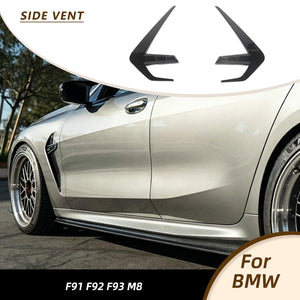 For BMW 8 Series F91 F92 Side Fender Air Vent Cover Trims F93 M8