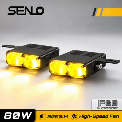 Senlo Fog Kit 80W Super Bright Headlight Waterproof Auxiliary