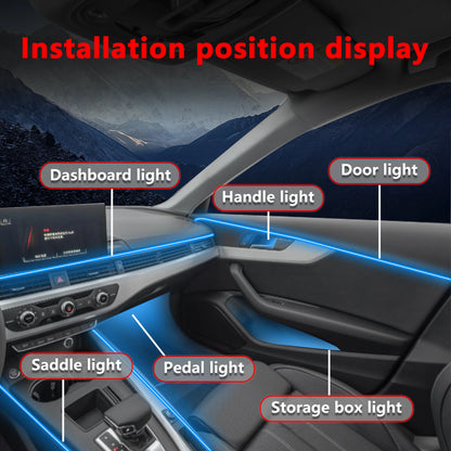 For BMW 7SER G11 G12 Sleek Concealed Acrylic Interior Ambient