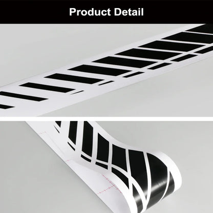 2PCS Side Stripes Stripe Skirts Graphics Vinyl Sticker Decals
