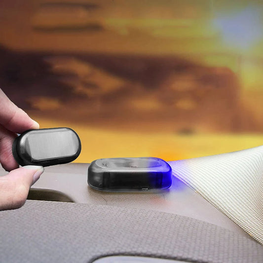 Solar Powered Simulated Dummy Alarm Super Bright Wireless Warning