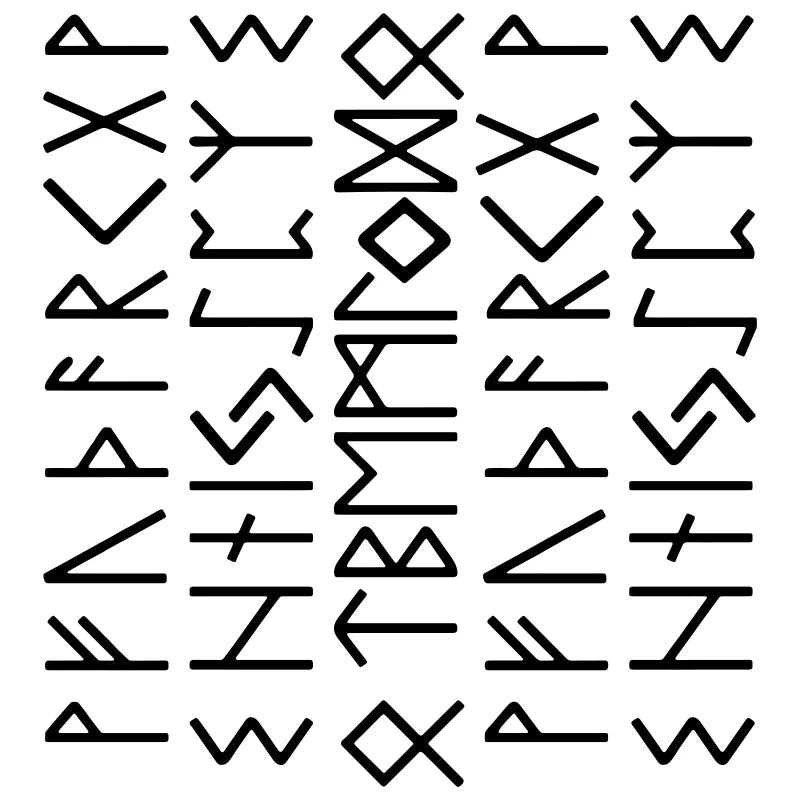 45PCS Runic Jdm Livery Decal Sticker Side Wrap Bumper