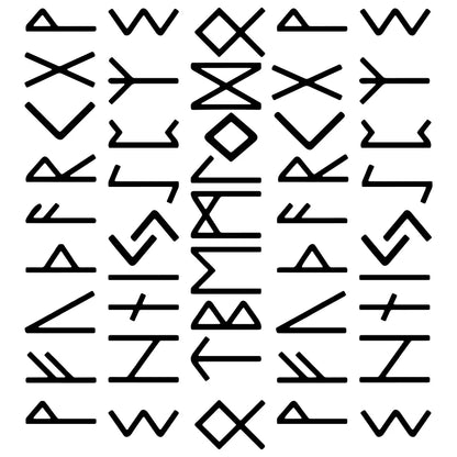 45PCS Runic Jdm Livery Decal Sticker Side Wrap Bumper