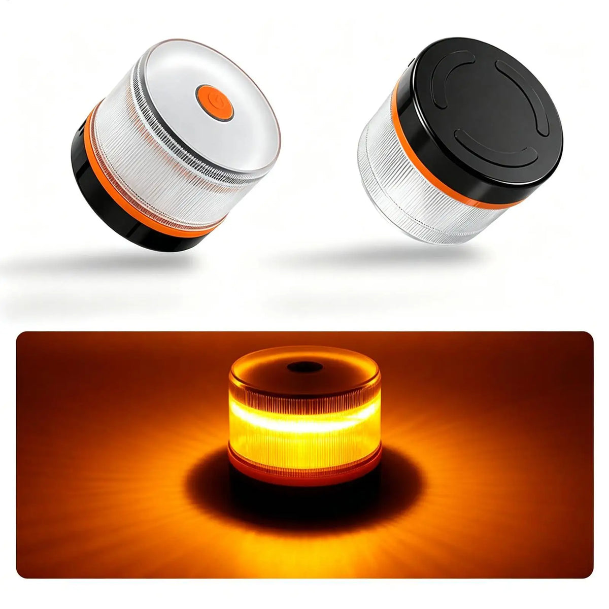 Beacon Amber Warning Lighting Magnetic Base Strobe Truck