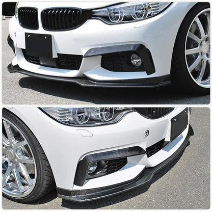 For BMW 4 Series F32 F33 Full Carbon Fiber Front Bumper Lip