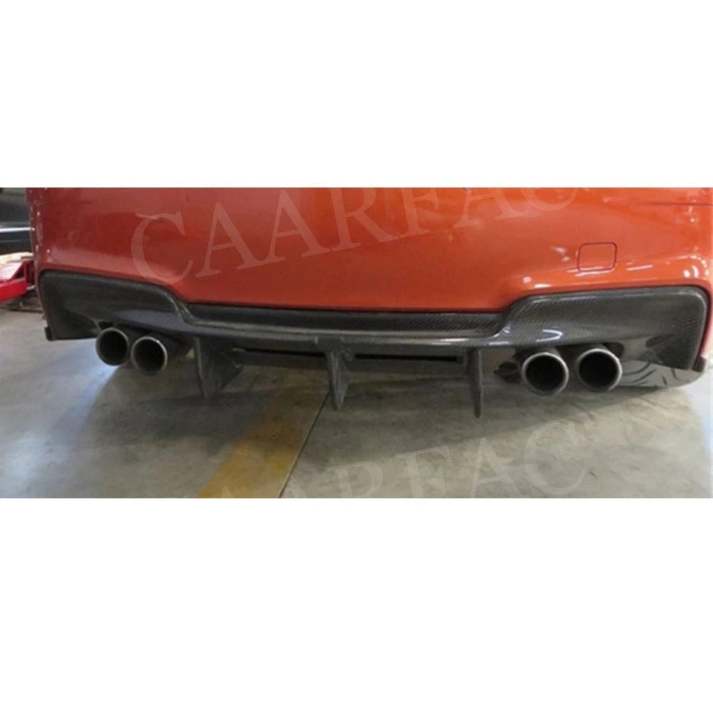 For E82 Carbon Fiber Rear Lip Diffuser Spoiler BMW Series E82 1M