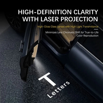 For Tesla Model 3 S Model Logo Projector Ghost Shadow Welcome