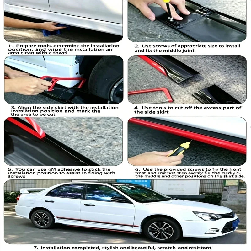 For BMW Z4 E89 G29 2009-2026 2M Sectional Side Skirt Extension