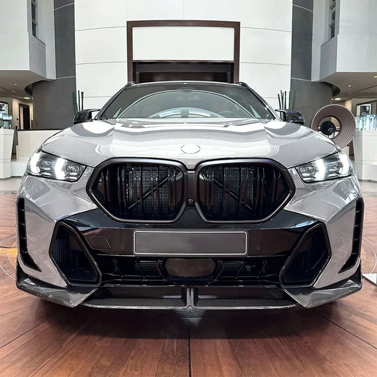 For BMW X6 G06 Lci M Front Bumper Lip Splitters Spoiler Sport