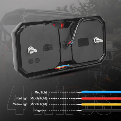 12V 24V Rear Brake Tail Turn Signal Indicator Warning