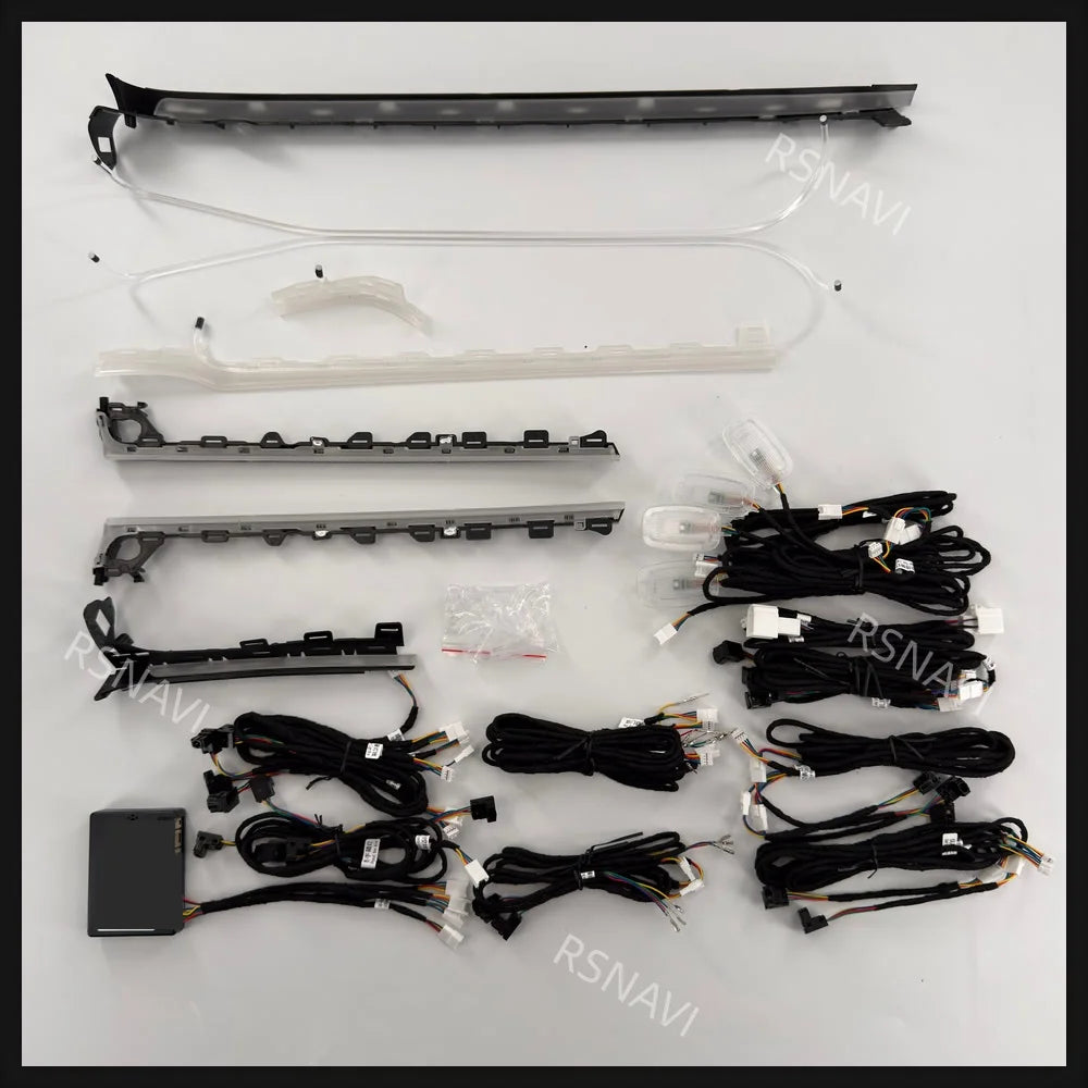 Ambient Lighting Retrofit Kit Guides Wiring Fits Mercedes-Benz