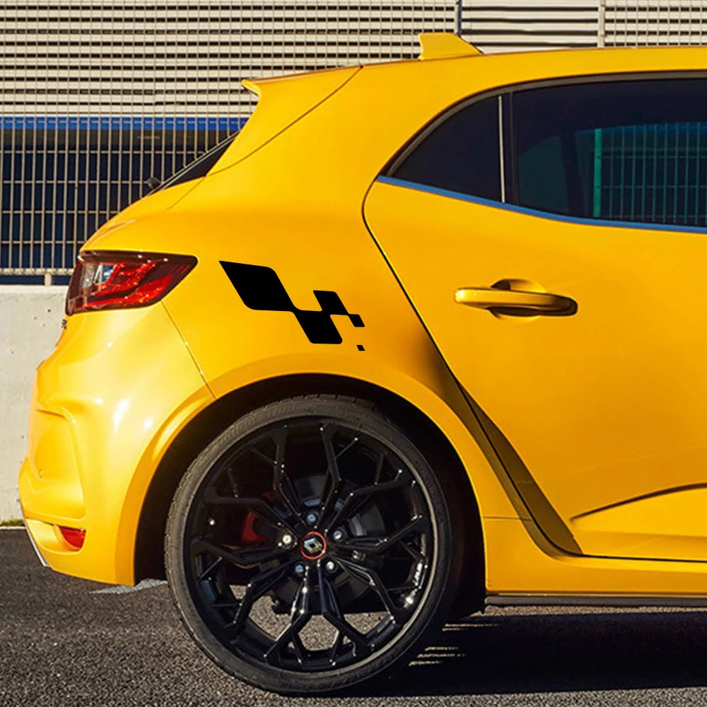 For Renault Clio Rs R.S. 18 2PCS Body Side Stickers Megane