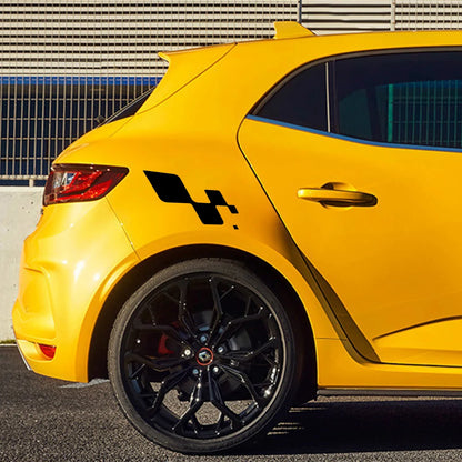 For Renault Clio Rs R.S. 18 2PCS Body Side Stickers Megane