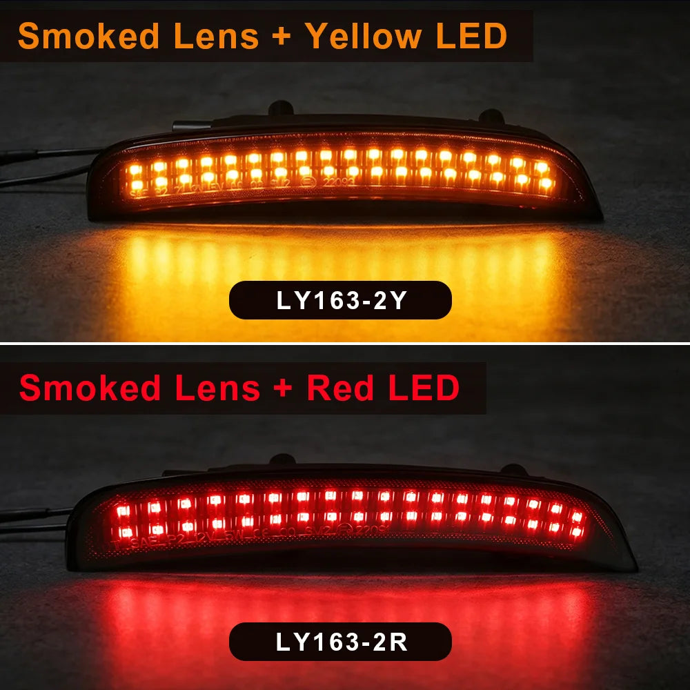 For Dodge Charger 2015-2021 LED Front Rear Bumper Side Marker