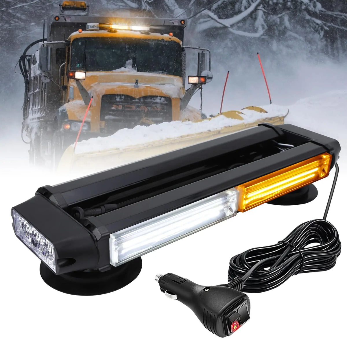 Cob Emergency Strobe Roof Signal Warning Trucks Flashing Four