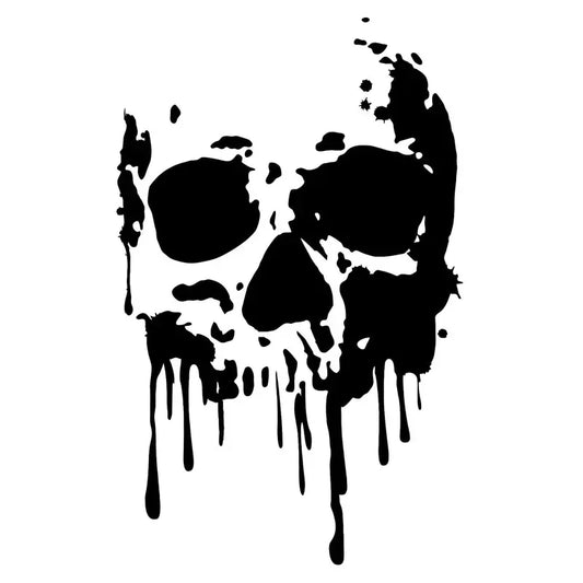 Skull Pattern Sticker Custom Stickers Motorcycle Exterior Parts