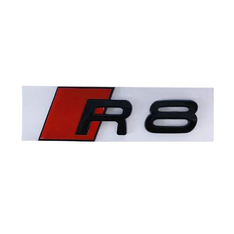 For Audi Sline R8 ABS multi-color Side Body Letter Badge Rear