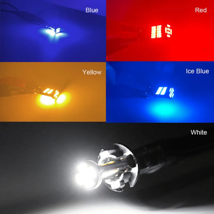 10PCS T10 W5W 194 501 Canbus No Error Interior