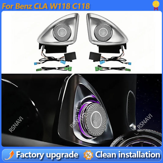 For Mercedes-Benz 4D Rotating Tweeter Cla Colors W118 C118 RGB
