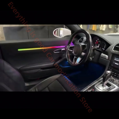 For Porsche 718 2016-2023 LED Atmosphere Fit Interior Lighting