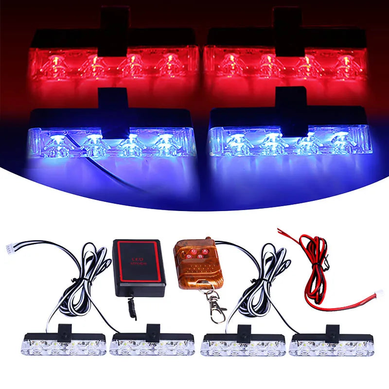 Grill Strobe Yellow White Remote Wireless Control Flash Signal