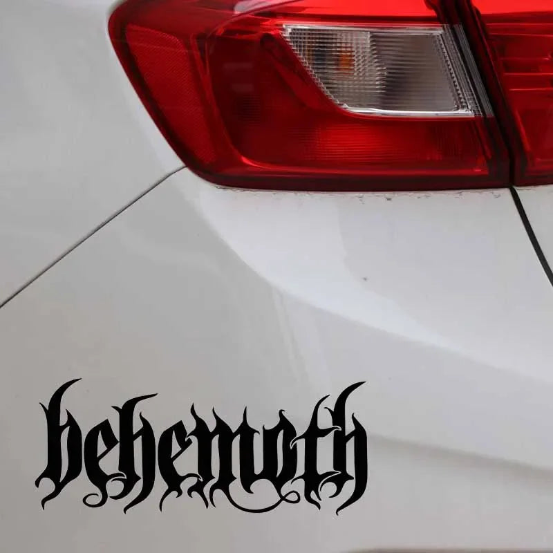 Ofk Dazzling Word Behemoth Sticker Ornament Vinyl Decal Beautiful