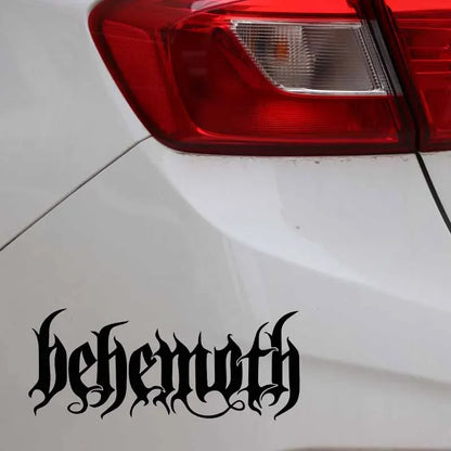 Ofk Dazzling Word Behemoth Sticker Ornament Vinyl Decal Beautiful
