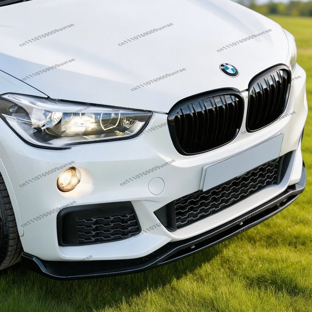 For BMW X1 F48 M Sport 2015-2018 pre-lci 4PCS Gloss Black ABS