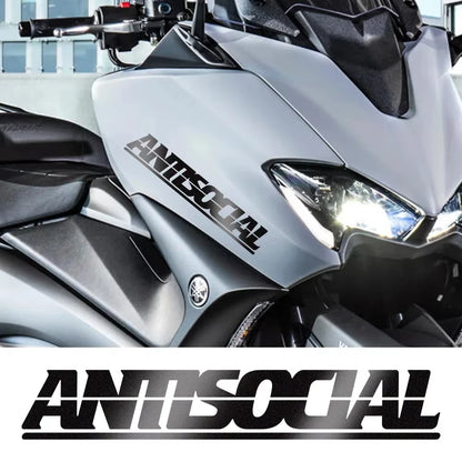 For Auto Body Window Laptop Motorcycle Antisocial Reflective