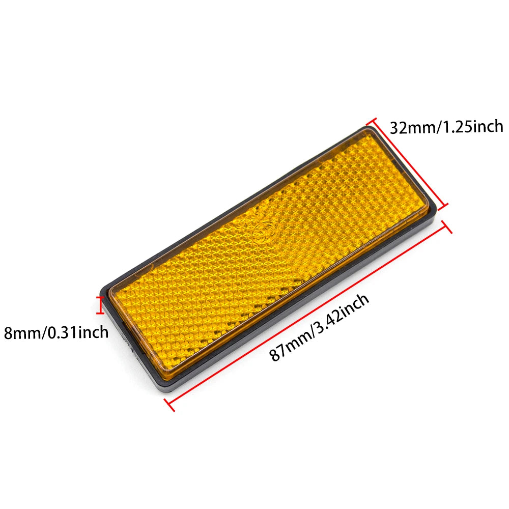 Safety Mark Signal Strip Self Adhesive Reflector Rectangular Rear