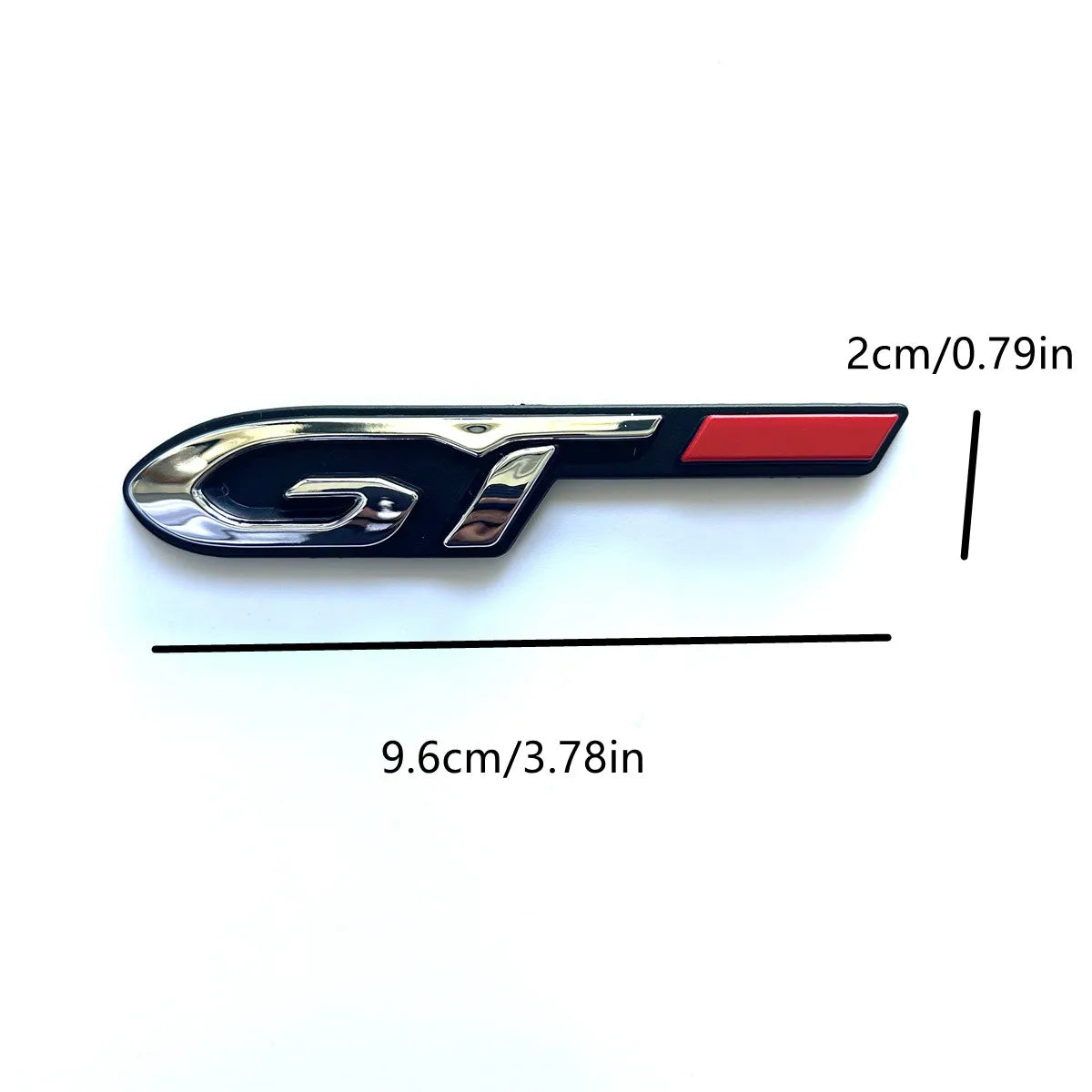 For Body Trunk Tail Side Sticker Gt Plastic ABS Logo Is Suitable