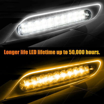 2PCS 30LED Daytime Running Riving Drl Turn Signal Fog