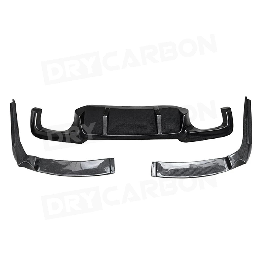 For BMW 5 Series F10 M5 Carbon Fiber Rear Diffuser Bumper Flaps