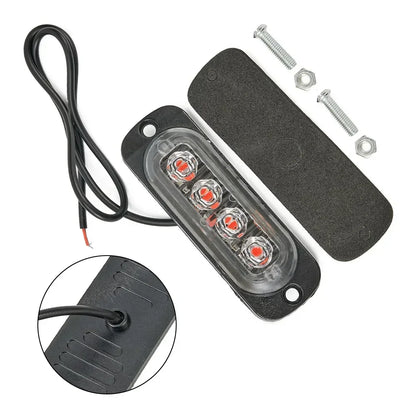 For Boats 12V 4-led Warning off-road Truck Safety Emergency Work