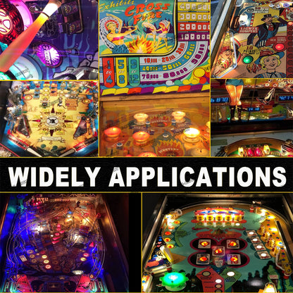 10X Pinball non-polar Ac 6V 6.3v T4W ba9s Arcade
