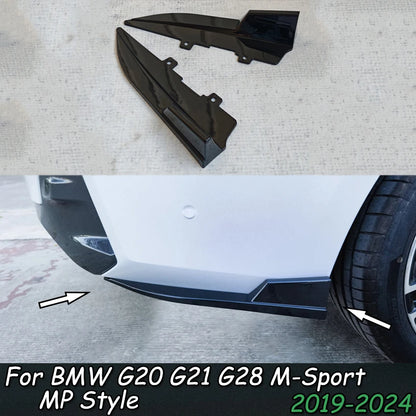 For BMW G20 G21 M-Sport 330I Rear Bumper Splitter Diffuser 330D