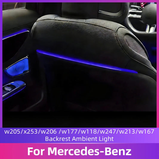 For Mercedes-Benz C E Glc W205 W206 W213 X253 SEAT Back Ambient